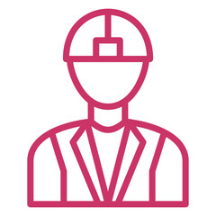 Vector Design Male Engineer Icon Style