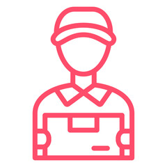 Vector Design Courier Icon Style