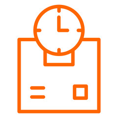 Vector Design Delivery Time Icon Style