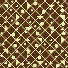 Abstract vector art. Seamless pattern for textile print