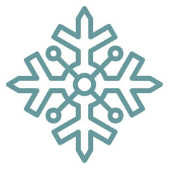 Vector Design Snowflake Icon Style