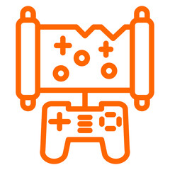 Vector Design Game Map Icon Style