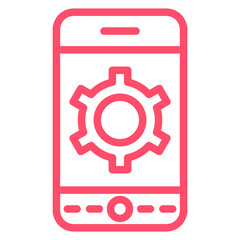 Vector Design Mobile App Icon Style