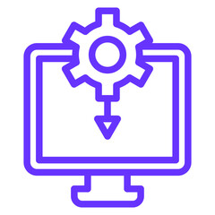 Vector Design Drivers Installation Icon Style