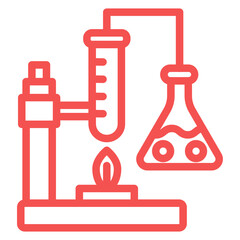 Vector Design Chemistry Experiment Icon Style