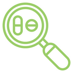 Vector Design Drug Discovery Icon Style