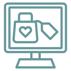 Vector Design Digital Merchandising Icon Style