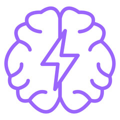 Vector Design Brainstorm Icon Style