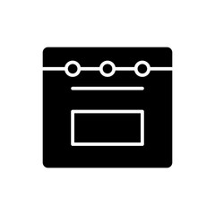 oven glyph icon