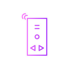 remote control gradient icon