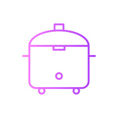 slow cooker gradient icon