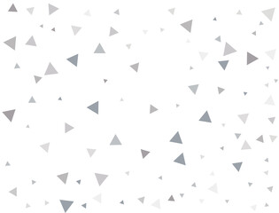 Paper Silver Triangular Confetti