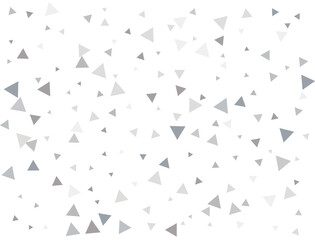 Paper Silver Triangular Confetti
