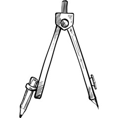 measuring term handdrawn illustration