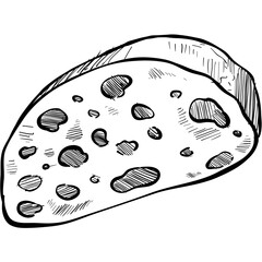 bread handdrawn illustration