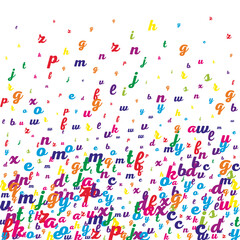 Concept of school background. Colorful childish