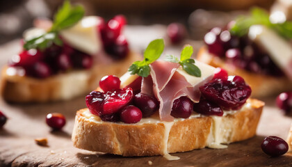  Delicious Crostini with Brie Cheese and Camembert