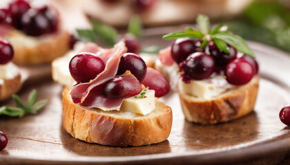  Delicious Crostini with Brie Cheese and Camembert