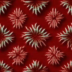 Seamless  Christmas Knit wool winter pattern background