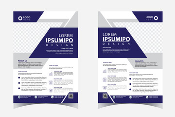 Flyer design, brochure template layout design. Corporate business annual report, catalog, magazine, flyer mockup