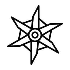 Obraz premium Pinwheel Icon