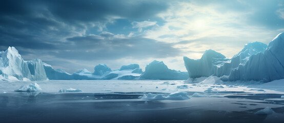 Icy Arctic Landscape