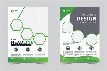 Flyer design, brochure template layout design. Corporate business annual report, catalog, magazine, flyer mockup