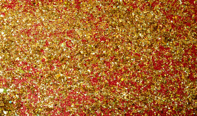 christmas gold glitter background