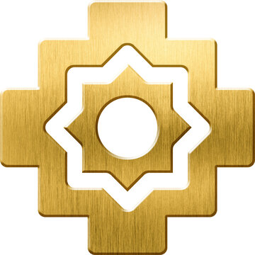 The Chakana in Incan Symbolism: Andean Cross Representing the Four Levels of Existence and the Incan Cosmology, Symbolizing the Harmony of the Universe, the Cycle of Life, and the Incan Spiritual Worl