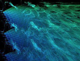 Imaginatory fractal abstract background Image