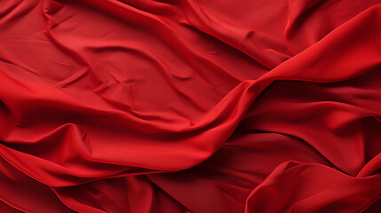 Obraz premium Red crumpled paper texture background