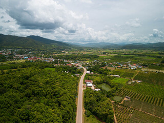 Mountain at Taton Area, Mae Ai District, Chiang Mai, Thailand
