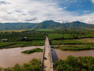 Kok River in Taton Area, Mae Ai District, Chiang Mai, Thailand - 691384390