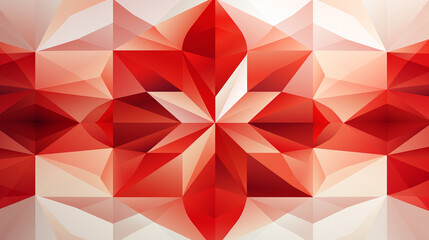 Red geomatric pattern background design