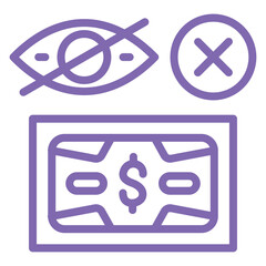 No Hidden Charges Icon Style