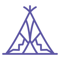 Desert Tipi Icon Style © designing ocean