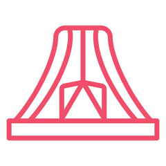 Luxury Camp Icon Style