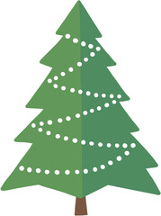 Obraz premium green christmas tree