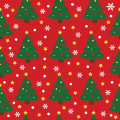 christmas background with tree