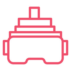VR Headset Icon Style