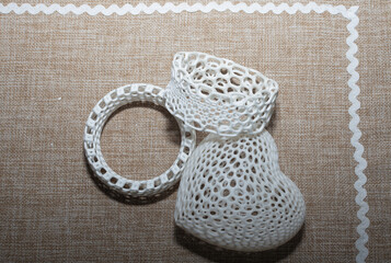 Fototapeta premium 3d plastic products, decorative ornaments.