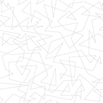 Grey lines on white background fashion print. Trendy geometric fashion pattern.