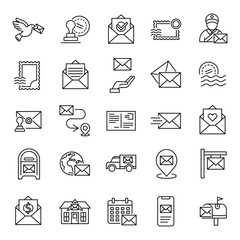 Mail icon vector illustration. Postal on isolated background. Mailbox sign concept.