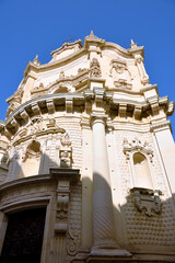 Church of San Matteo began construction in 1667 in Baroque style Lecce Italy Italy