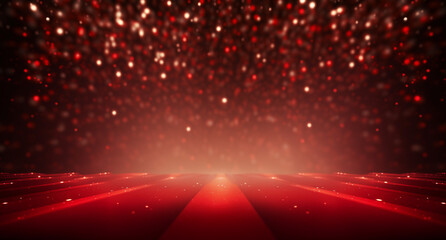 Fototapeta na wymiar Sparkling Red Abstract Background