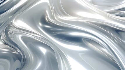 Image that features a fusion of liquid chrome elements, blending shiny and reflective surfaces, background image, generative AI