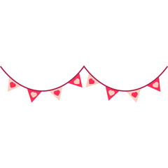 Valentine Bunting Flag