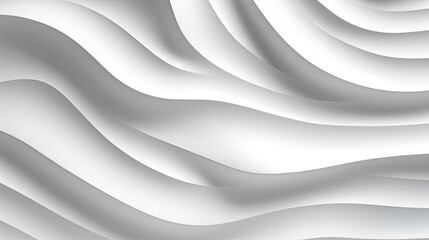 minimal abstract white background with smooth curve, flowing satin waves for backdrop design,Minimal Futuristic Technology Design as Geometric Urban Texture Wallpaper. - obrazy, fototapety, plakaty