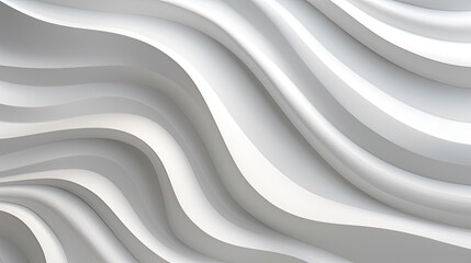 minimal abstract white background with smooth curve, flowing satin waves for backdrop design,Minimal Futuristic Technology Design as Geometric Urban Texture Wallpaper.