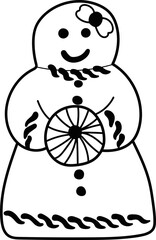 Gingerbread Man Icon
